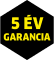5 év garancia